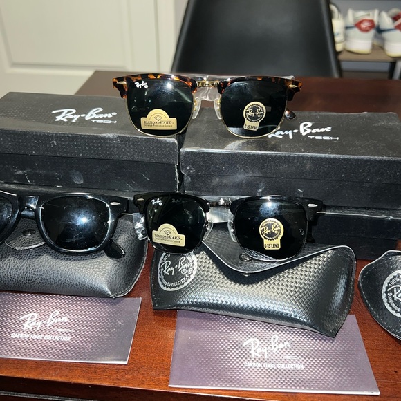 Rayban clubmaster/wayfarer Available.  With case and Box. - Picture 1 of 7